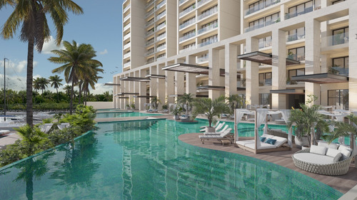 Departamento En Venta En Cancún, Blas, En Exclusiva Zona, Puerto Cancún Y Con Amenidades De Primer Nivel