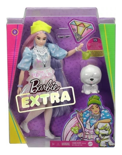 Barbie Extra #2 Muñeca Articulada Con Mascota Y Accesorios.