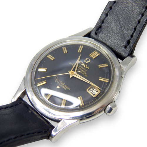 Reloj Omega Constellation Calendar Ref 2943 Cal 504 35 Mm Negro Plateado Negro (Usado)