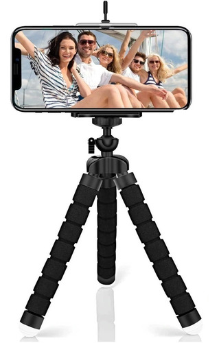 Tripé Com Suporte Flexível Celular Câmera Selfie Foto Vídeo