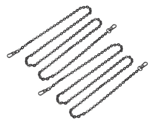 Uxcell Purse Chain Strap, 2pcs 47 X0.24  Flat Chain Strap Ha