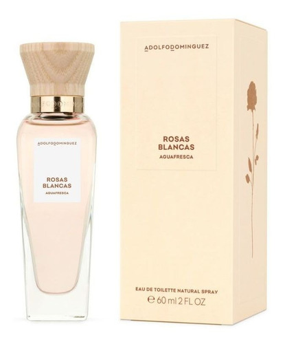 Imagen 2 de 5 de Adolfo Dominguez Agua Fresca de Rosas Blancas EDT 60 ml para mujer