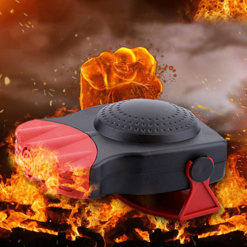 Calentador De Coche Ventilador Demister 2 Modos Rojo 24v
