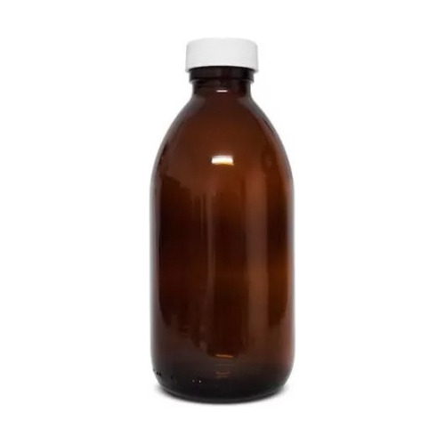 Frasco Vidrio Ambar 120 Ml Con Tapa 25 Pz