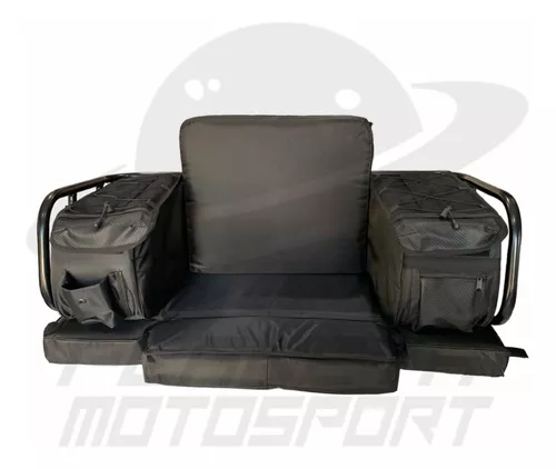 Respaldo Asiento Negro/Gris Universal