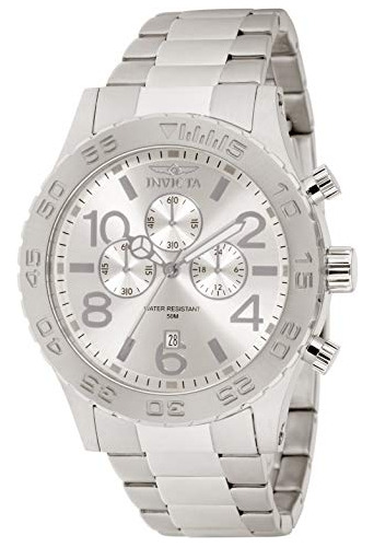 Reloj Invicta 1269 Specialty Chronograph Con Esfera Plateada