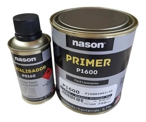 Kit Primer Gris 2k 2 Comp. C/catalizador  900cc Nason Axalta