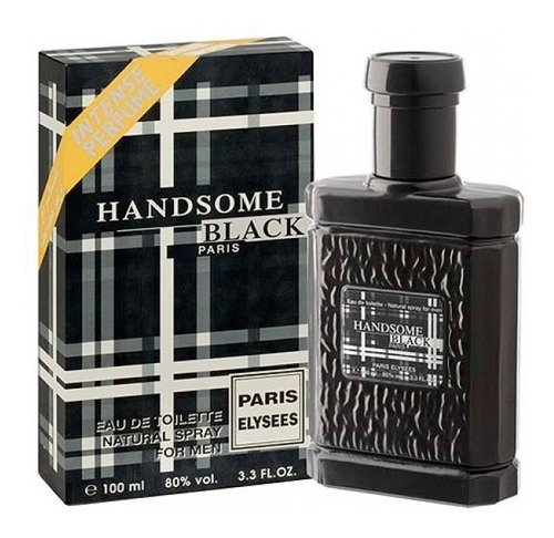 Perfume Handsome Black Paris Elysees 100 Ml - Original