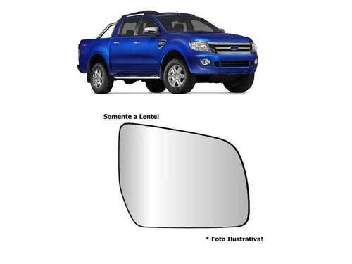 Lente Do Retrovisor Direito Ford Ranger 2013 14 15 16 17