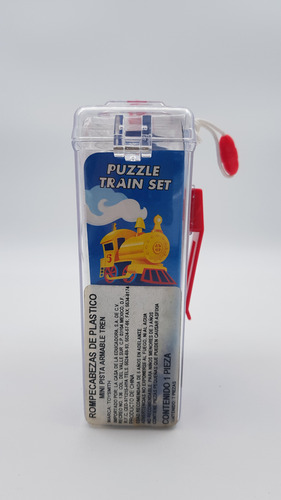 Rompecabezas Puzzle Train Set Toysmith 9422 Tren Azul 2009
