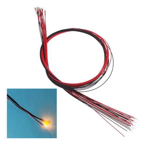 40 X Farola Led Smd 0805 Precableada Lámparas Precableadas