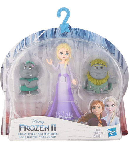  Elsa Small Doll With Troll Figures Inspired By The Fro...