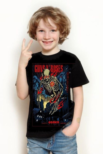 Camiseta Criança Frete Grátis Banda Guns N' Roses