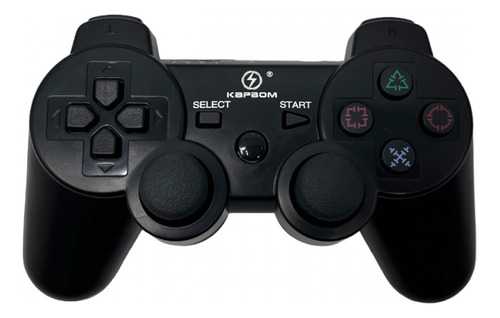 Controle Joystick Para Ps Sem Fio Kapbom Kap-3w Preto