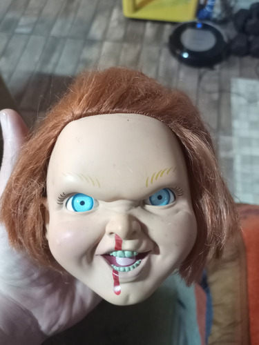 Cabeça Chucky Good Guy O Boneco Assassino 10cm.