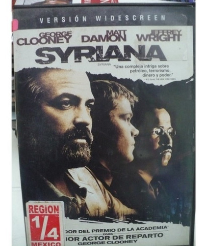 Syriana. George Clooney.  Petróleo Sangriento. 2 D V D