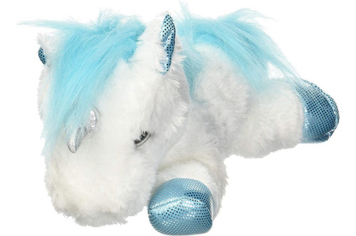 Imagen 4 de 10 de Unicornio De Peluche Frosty Super Suave Felpa Juguete Aurora