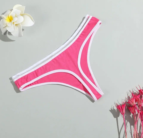 5 Tangas De Algodón Cómodas Super Sexys Varios Colores