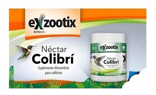 Imagen 8 de 9 de Alimento Nectar Picaflor Colibri Exzootix + Bebedero Kit