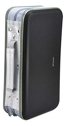 96 Cd Dvd Wallet, Heavy Duty Sturdy Hard Shell Case, Black, 