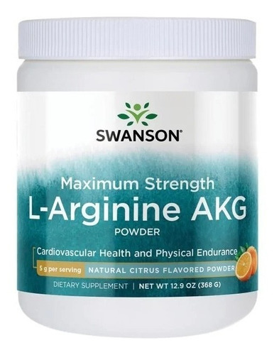 Swanson | L-arginine Akg I 5gr I Powder I 368gr I 73.6 Serv