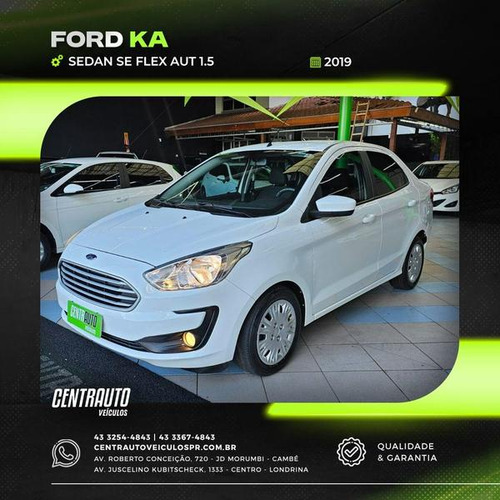 Ford Ka 1.5 Sedan Se 12v Flex 4p Aut.