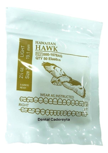 Ligas Intraorales Light 2 1/2 Oz American Orthodontic Hawk