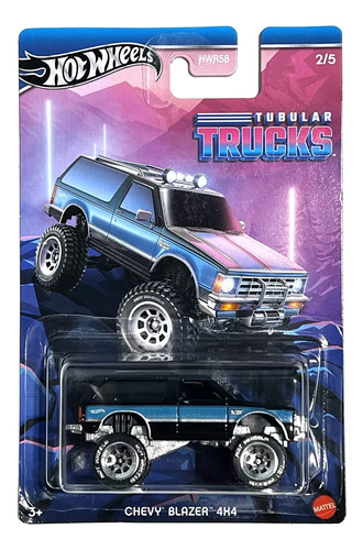 Hot Wheels Conjunto Tubular Trucks - Silver Series Walmart Preto
