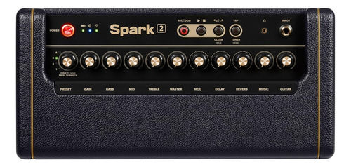 Positive Grid Spark 2 50w Smart Guitar Practice Amp & Blu...