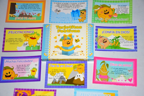 Promesas Biblicas Tarjetitas Festivas - Sembrando Amor