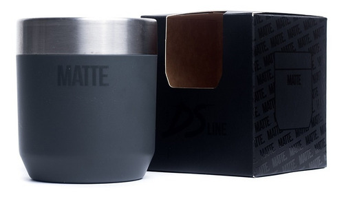 Imagen 6 de 10 de Mate Ds Line + Bombilla Acero Inoxidable + Tambo Yerbero