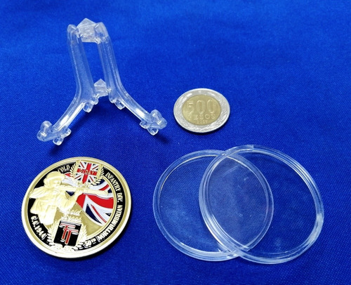 Imagen 9 de 9 de Moneda Militar, Día D, Playas Sword - Gold, Británicos