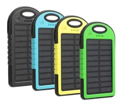 Batería Externa Cargador Portátil Solar 20000 Mah Multicolor