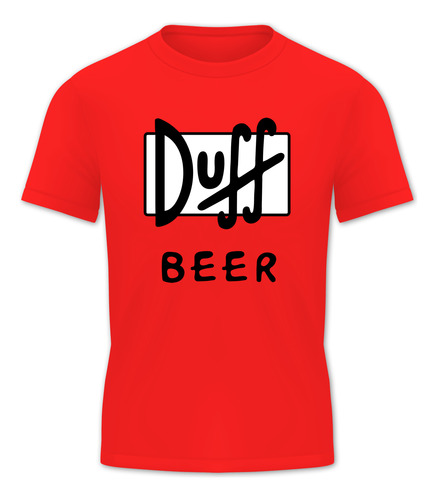 Playera Cerveza Duff Beer Los Simpson Caballero