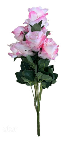 Rosas Tela Flores Artificiales Ramo Novia Decoración Eventos