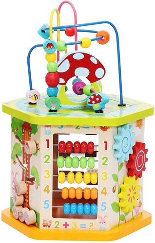 En Juego Cube Activity Center Multifuncional Bead Maze ...