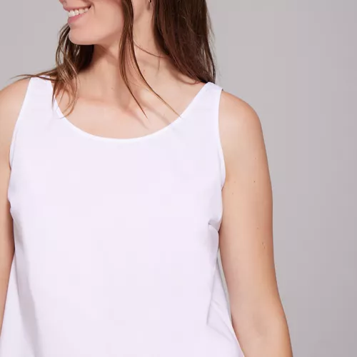 Camisa Mujer Ostu M/l Blanco Algodón 40010130-10215