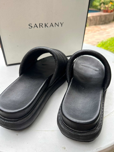 Sandalias Ricky Sarkany De Cuero Negras