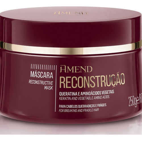 Máscara Amend Reconstrução Cronograma Capilar 250g