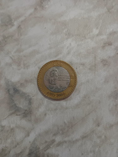 Moneda Conmemorativa Octavio Paz 20 Pesos