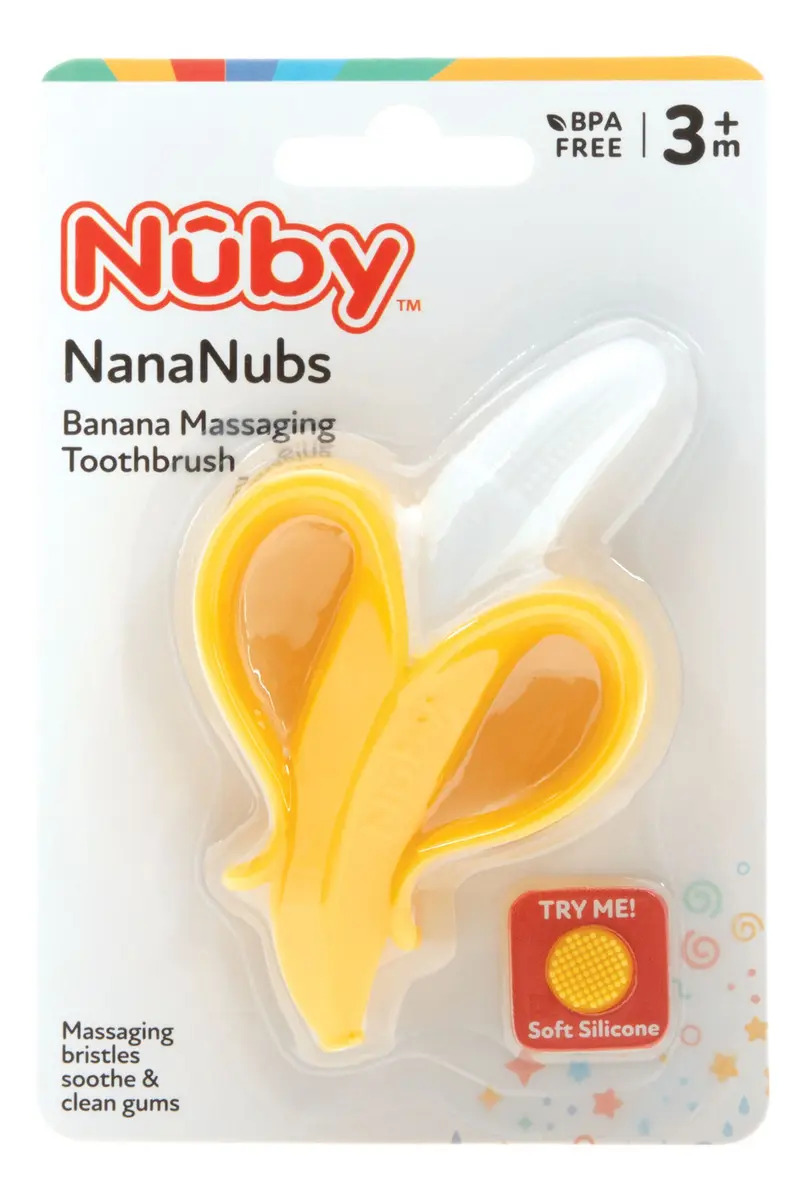 Cepillo Masajeador y Mordedera Nuby NanaNubs