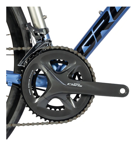 Bicicleta Groove Overdrive 50 16velocidades Cor Azul/prata Tamanho Do Quadro 54