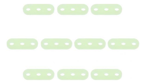 6 Paquete De 60 Piezas De Plástico Resplandeciente 6 Piezas