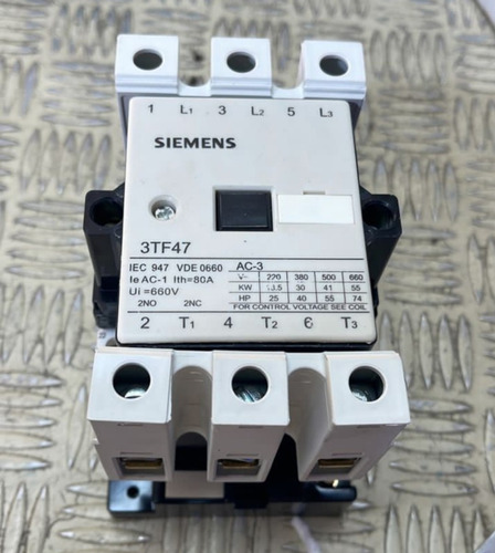Contactor Siemens 80 Amper Modelo 3tf47