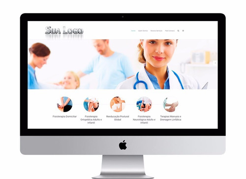 Site Para Clínica De Fisioterapia,consultórios Terapeutas