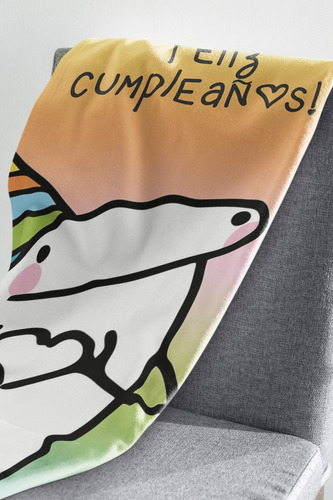 Cobija Frazada Manta Suave Yo Soy La Loca De Los Perros Flork Cumpleaños Frazada Ligera 110x160cm