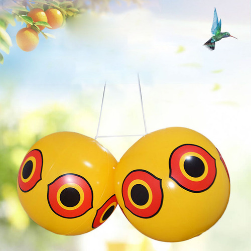 Balón Inflable Con Ojos Terroríficos Para Espantar Pájaros