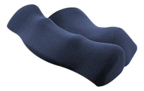Almohada Cervical, Almohada De Apoyo Azul Oscuro 46cmx33cm