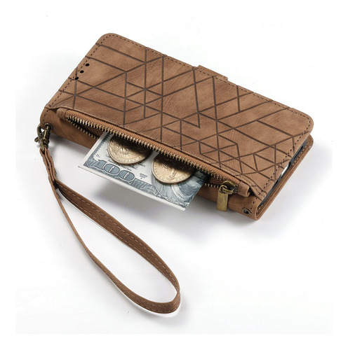 Funda De Piel Tipo Cartera Para Motorola G24 Power G23 G22