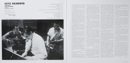 Getz Gilberto - Vinil 180g Gatefold Novo Lacrado Importado! Estandar